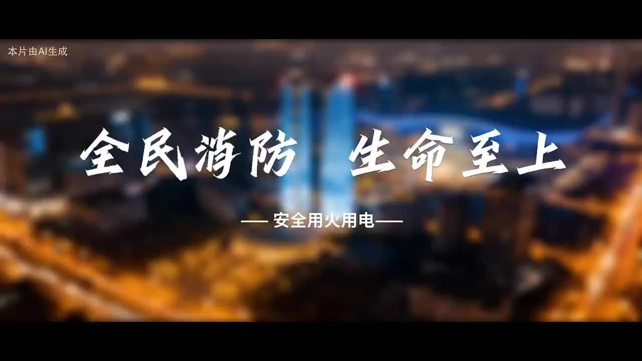 全民消防 生命至上——安全用火用电