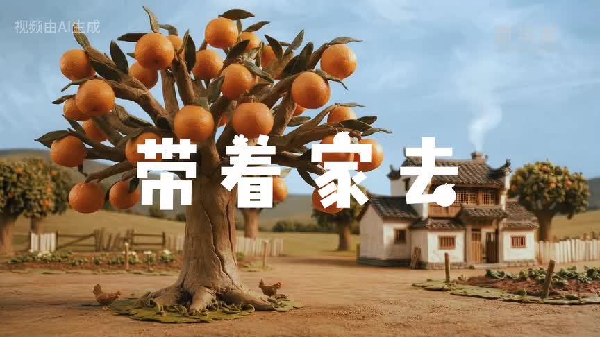 AIGC创意动画微视频：带着家去