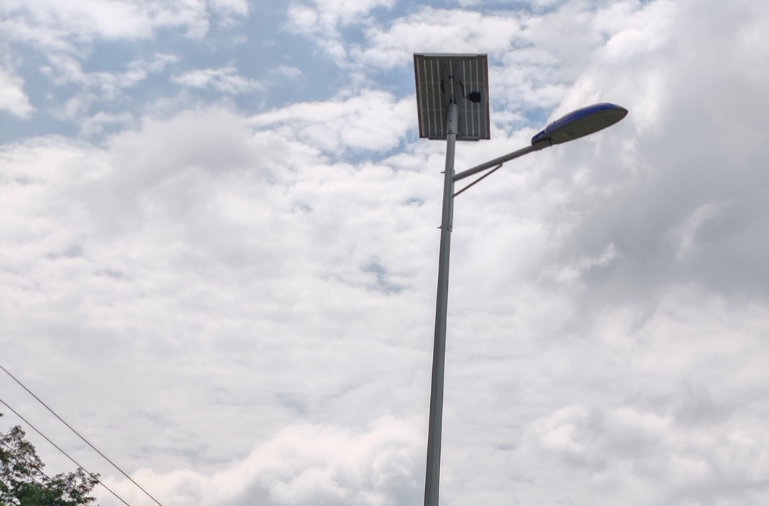 爱心企业家反哺桑梓 捐赠路灯为家乡 添“光”