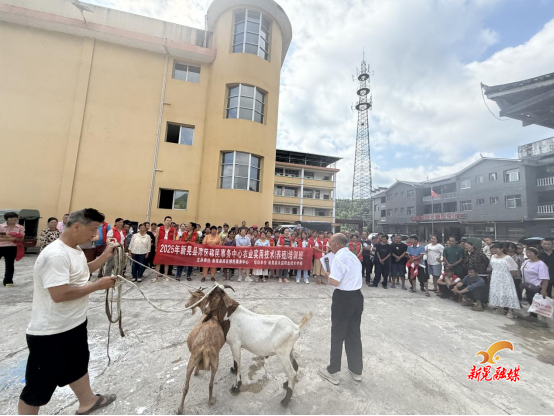 新晃库区移民事务中心到扶罗镇新寨村开展养殖业实用技术培训  助力移民增收致富