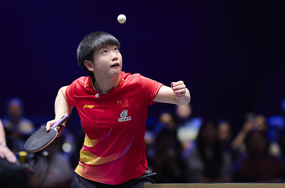 WTT歐洲大滿貫賽瑞典站：孫穎莎女單登頂 中國隊共奪三冠