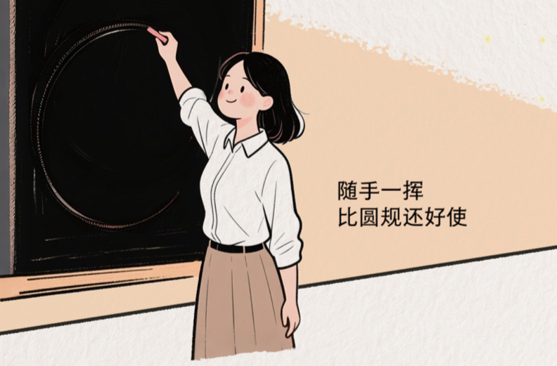 AI畫(huà)報(bào)｜原來(lái)我的老師會(huì)“魔法”