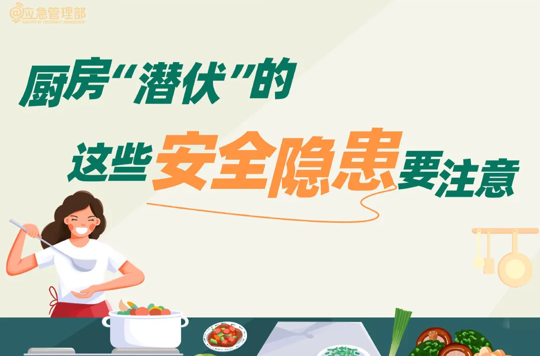 廚房“潛伏”的這些安全隱患要注意！