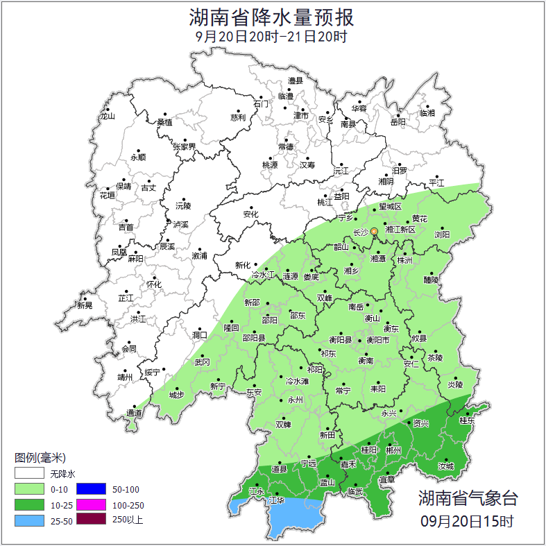 湖南气象发布：最低气温17℃！大雨！多阵性降雨！
