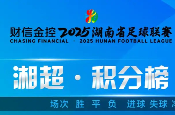 湘超积分榜（截至10月18日）