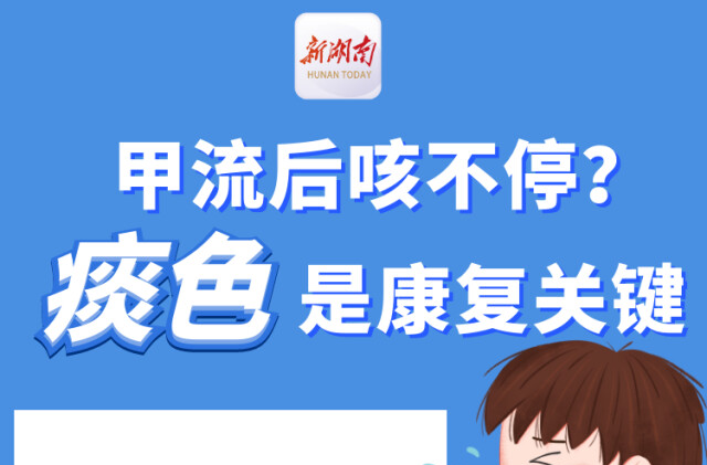 “医”图读懂｜甲流后总是咳嗽？抓住“痰色”这个关键