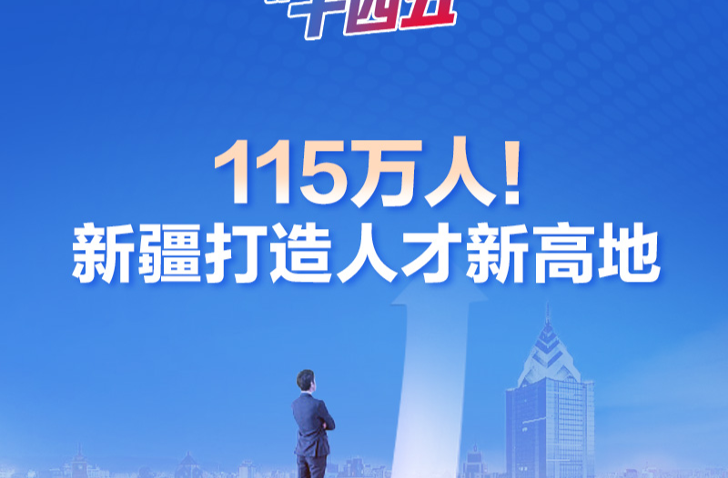 数说非凡“十四五”丨115万人！新疆打造人才新高地