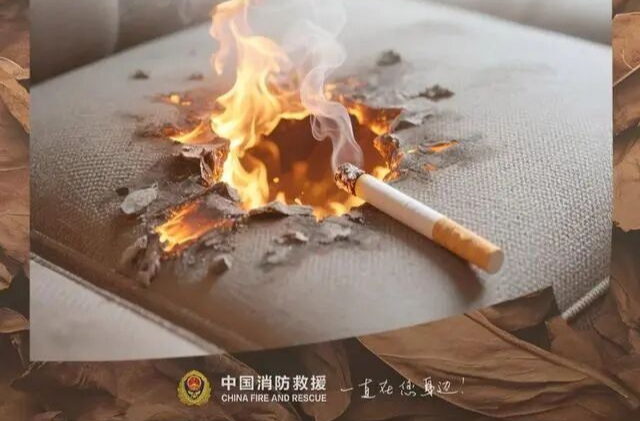 提高防火意识，养成良好习惯，勿让烟头惹大祸