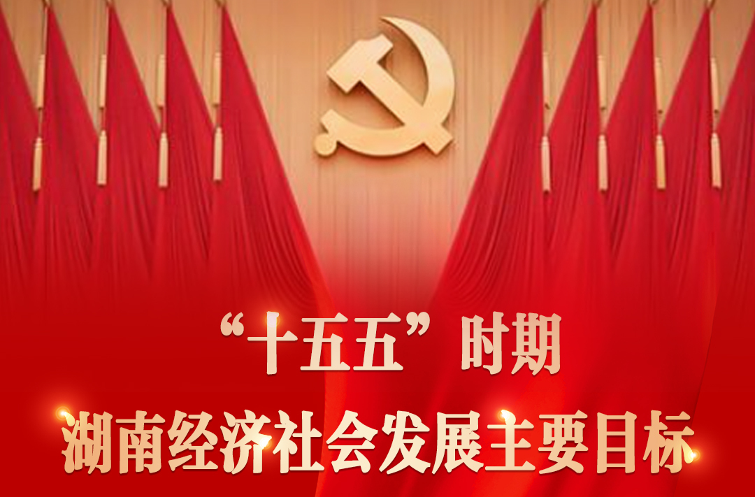 一图读懂丨“十五五”湖南经济社会发展主要目标