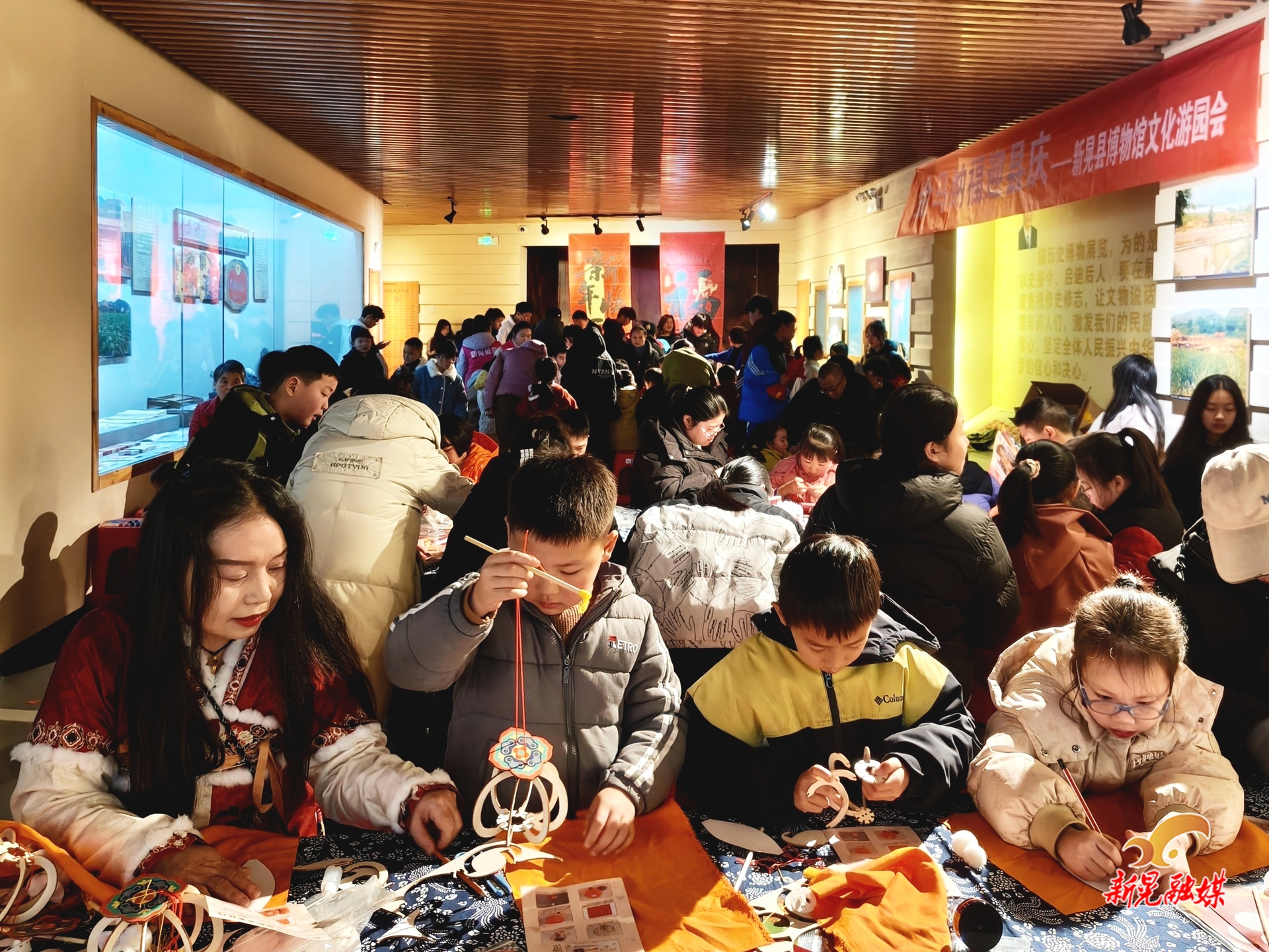 新春走基层丨县博物馆开展“金马纳福迎县庆”文化游园会