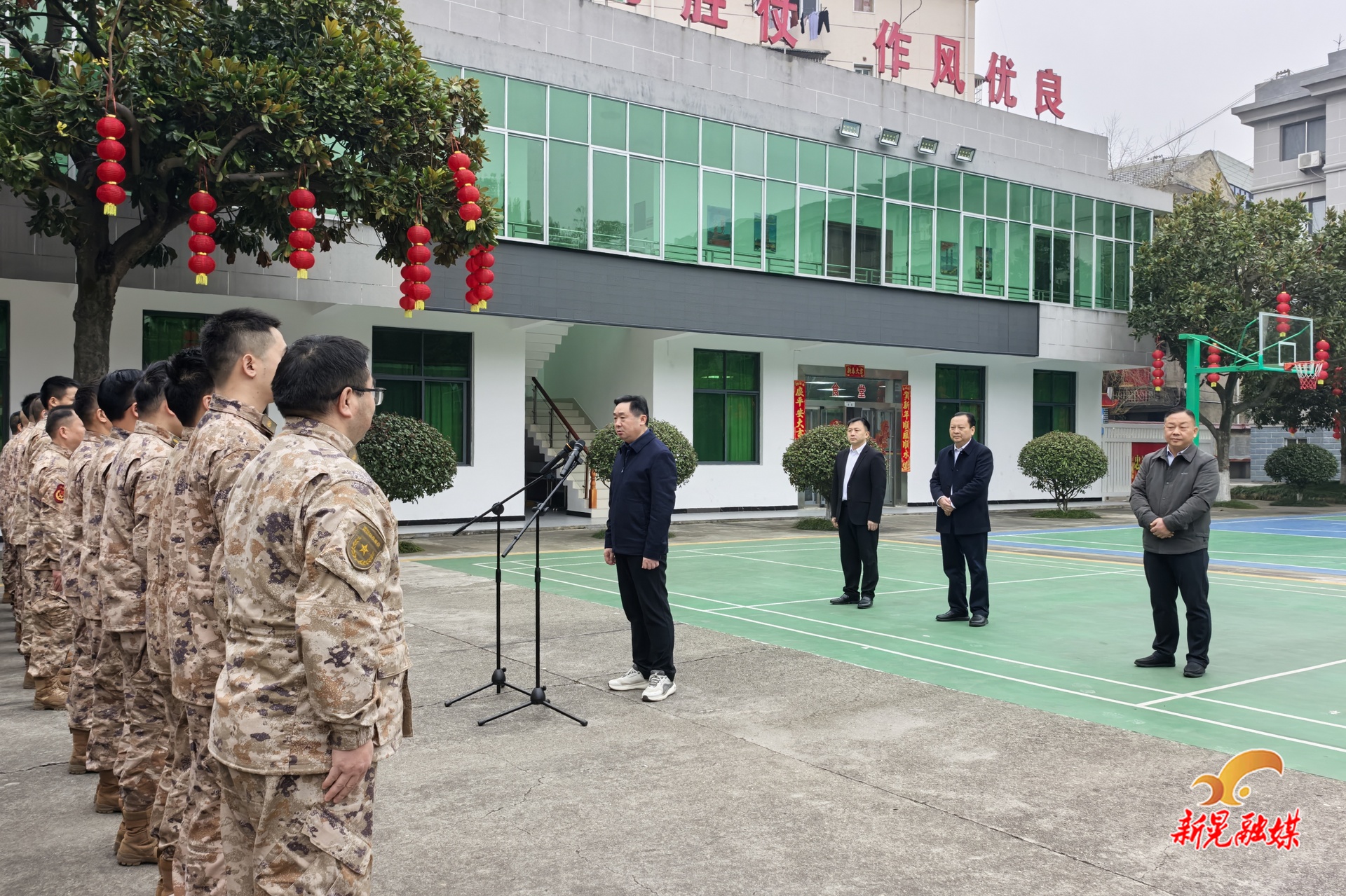 符家盛春节前夕走访慰问双拥共建单位、督导安全生产工作