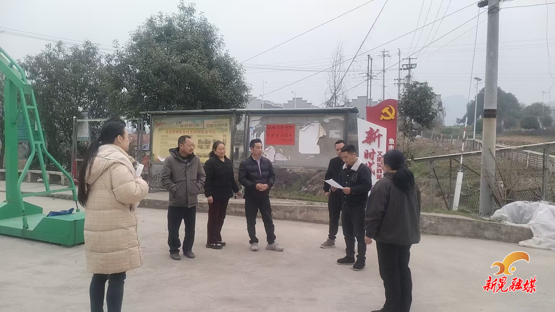 “百人千场进万站”文明实践丨鱼市镇：新春微宣讲传党音 文明新风润乡村