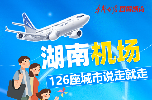 【图解】湖南机场2026夏航季：126座城市说走就走！