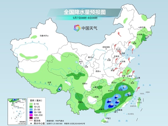 南方降雨降温齐登场 江西广东等地局地有暴雨