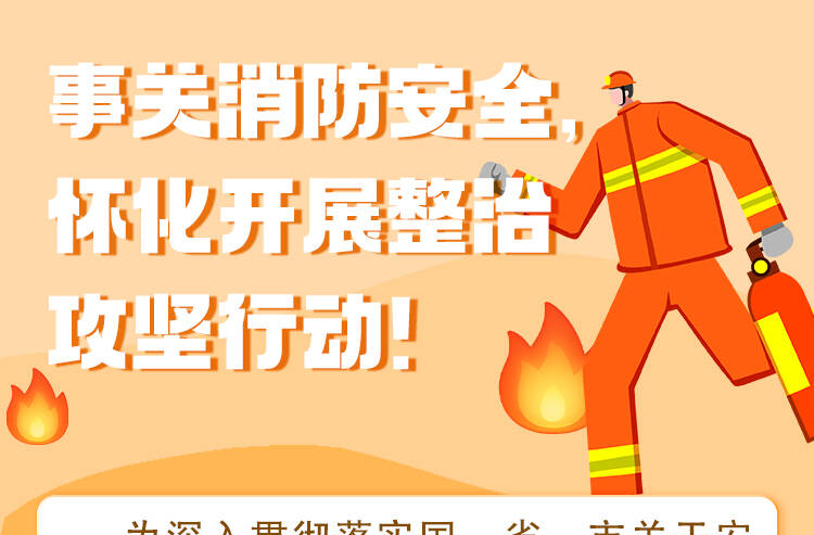 一图读懂 | 事关消防安全，怀化开展整治攻坚行动！