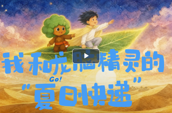 新晃70·正青春⑨ | AI短片：我和龙脑精灵的“夏日快递”