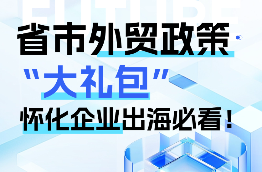 一图读懂 | 省市外贸政策“大礼包”，怀化企业出海必看！