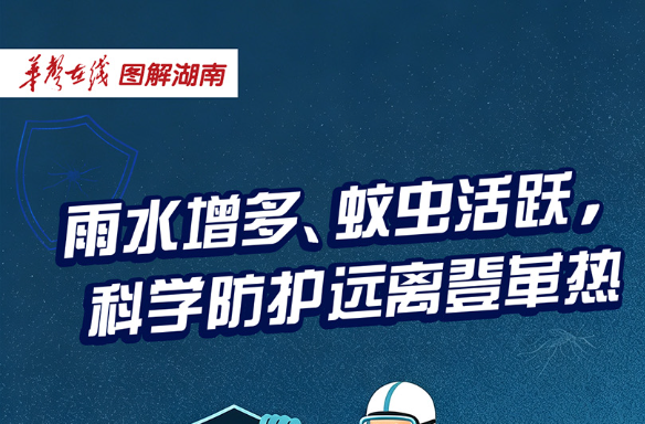 【图解】雨水增多、蚊虫活跃，科学防护远离登革热