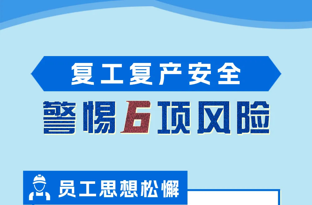 复工复产安全提示