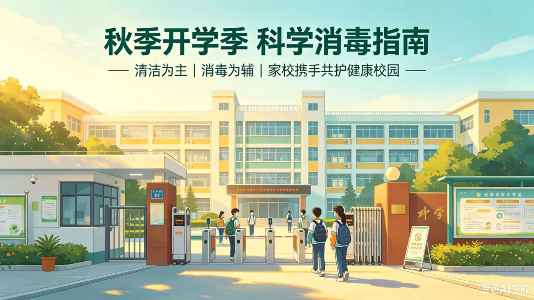 科学消毒指南，守护师生健康校园
