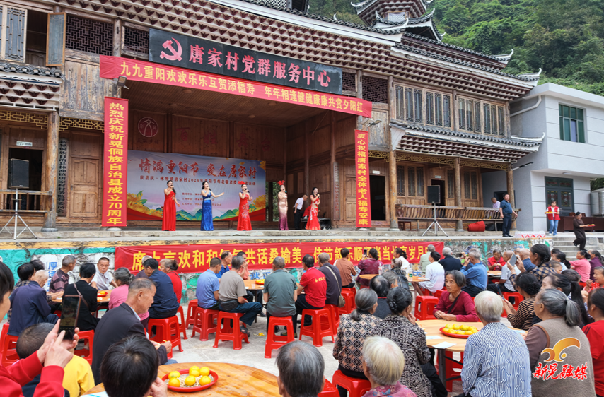 唐家村组织开展重阳节敬老系列活动