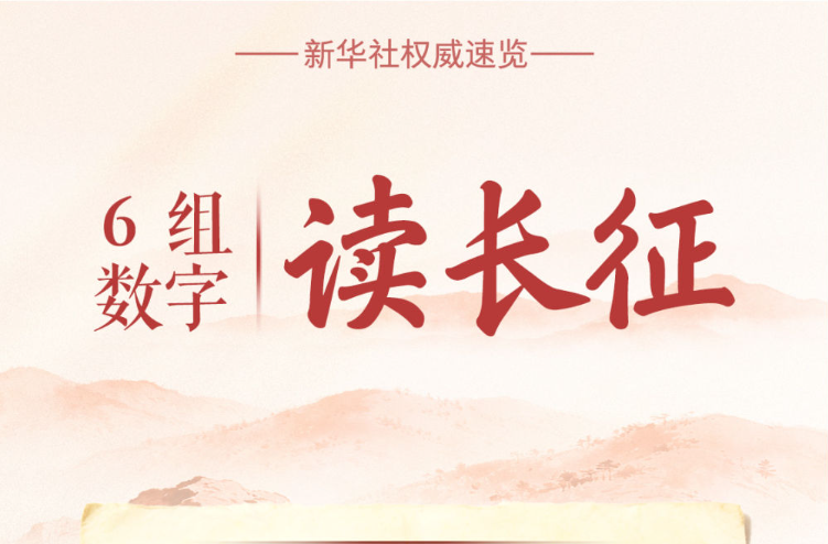 6组数字，读长征