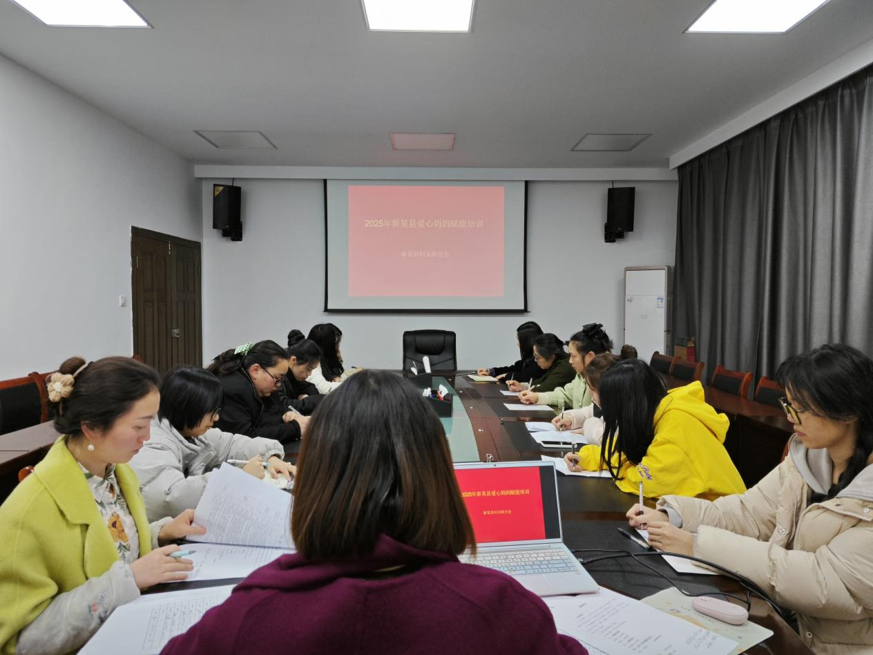 新晃妇联举办2025年“爱心妈妈”赋能培训活动