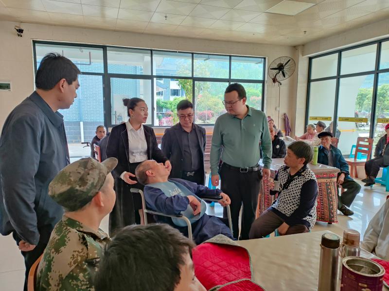 市残联一行来晃调研重点民生实事项目工作