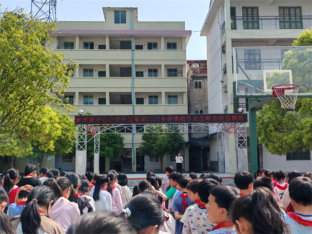波洲镇中心小学：安全“童”行  筑牢生命防线