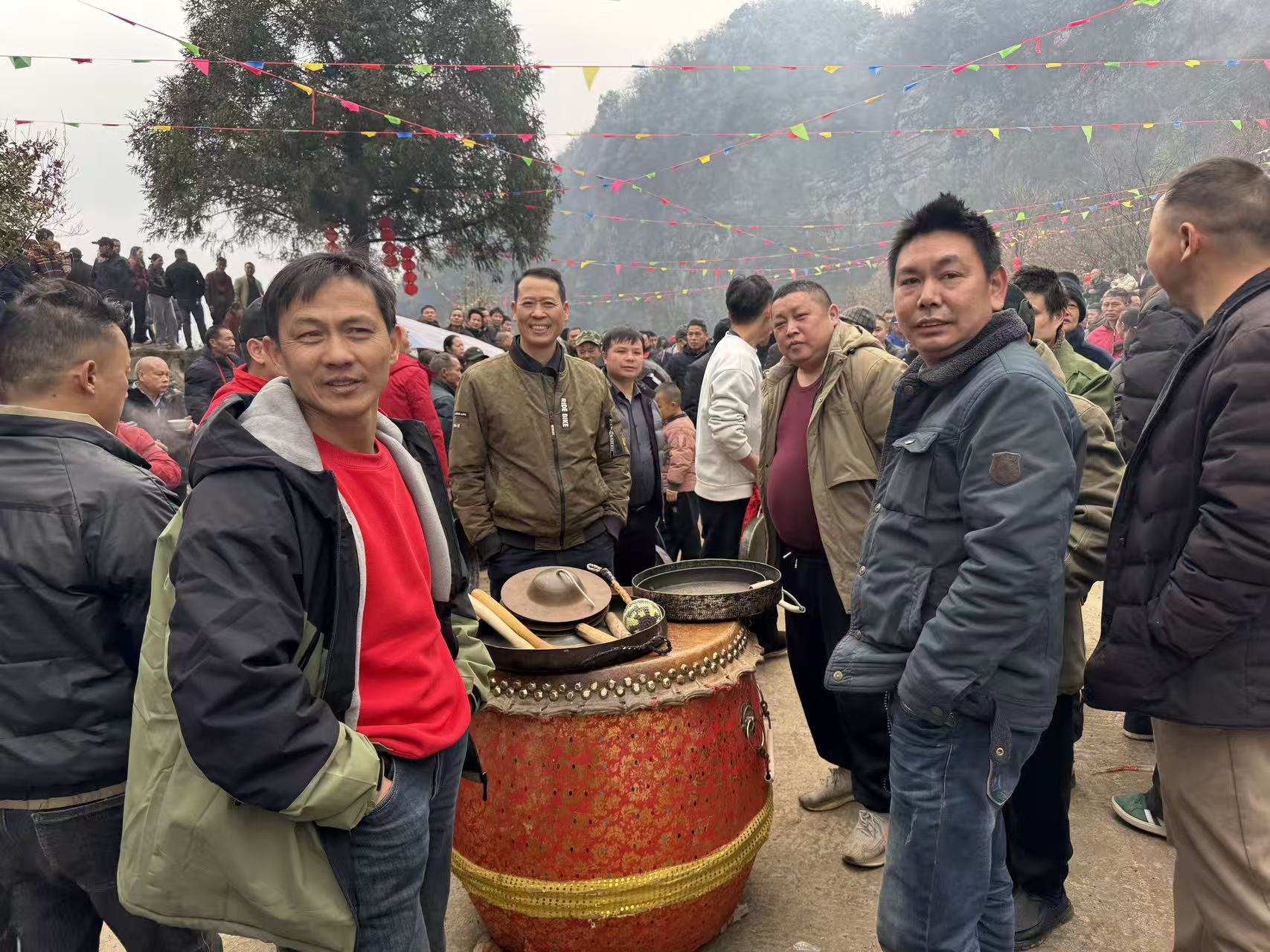 锣声闹新春 年味别样浓——禾滩镇姑召村举办“闹年锣”活动